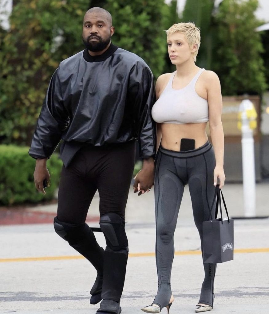Why does Bianca Censori Kanye West new wife dress in this manner ?
