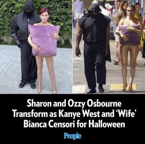 Why do Kanye and His wife Bianca look like they stepped out of a Halloween movie every single time