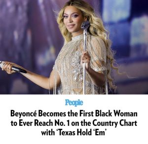 Beyonce bought a bunch of hype and PR and now her rubbish country song is No 1