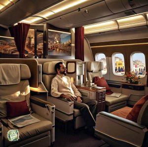 Air India First class cabin unmasked