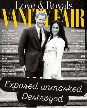 The vanity fair expose will mark the end of the Harkles mark my words