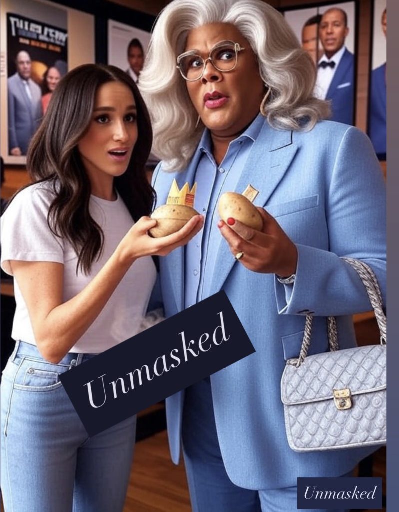 Watch Meghan Markle dump Tyler Perry like a hot potato