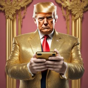 Trumps latest shameless grift is already here a cheap ass gold phone sigh