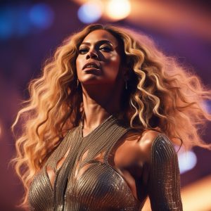 Beyonce looks like she’s tired but the show must go on