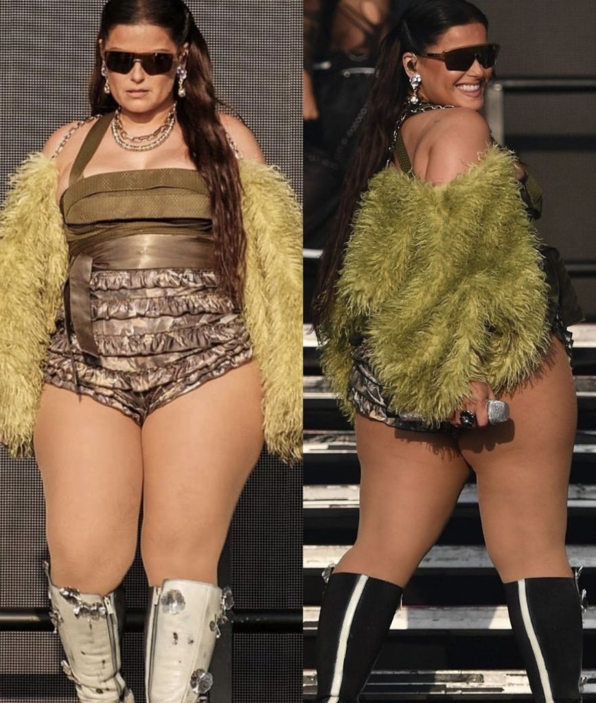 Dear Nelly Furtado love your body yes but this outfit is not for this body