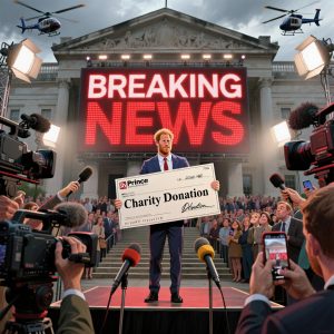 Why is Prince Harry’s charity giving always a public announcement