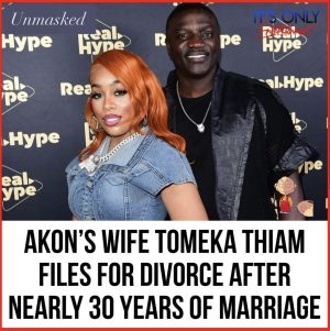 All that glitters is not love Akon’s wife files for divorce after thirty years of marriage